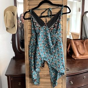 Luxurious silk from India flowy top